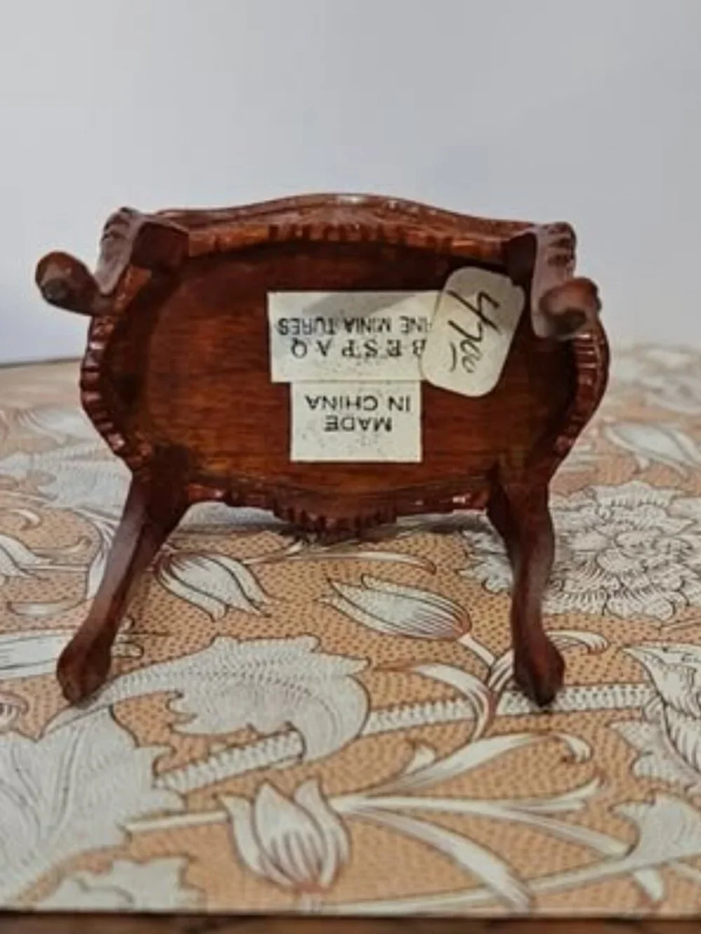 Bespaq Dollhouse Miniature Side Table 1:12 Scale
